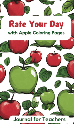 Journal for teachers - apples on cover